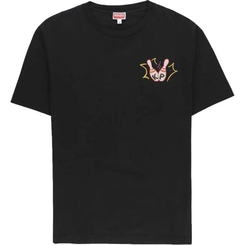 Bowling Team Logo Oversize T-shirt - Größe M - Kenzo - Modalova