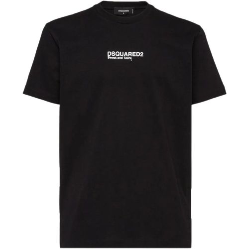 T-shirt E Polo Nero - Größe L - Dsquared2 - Modalova