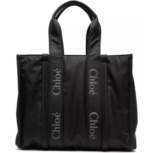 Tote - Black Embroidered Logo Tote Bag - Gr. unisize - in - für Damen - Chloé - Modalova