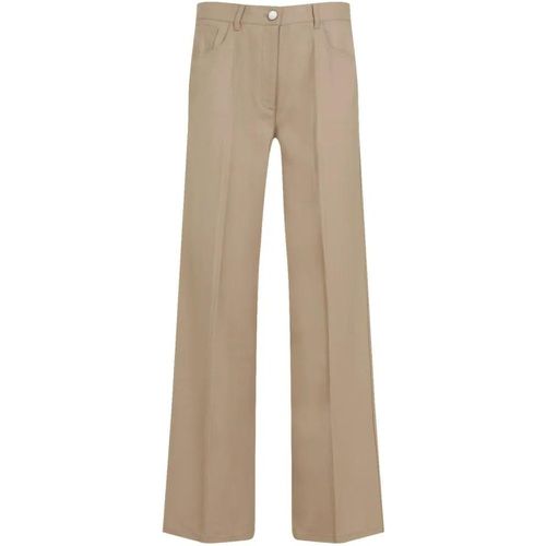 Camel Brown Wool Pants - Größe 0 - Theory - Modalova