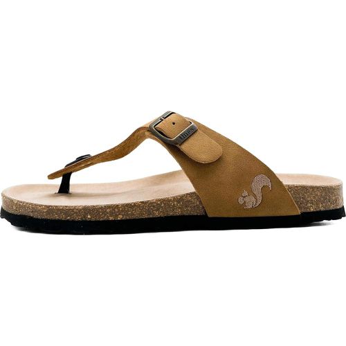 Low-Top Sneaker - 1856 ® Eco Bio Thong Sandal vegan cognac (W/ - Gr. 43 (EU) - in - für Damen - thies - Modalova