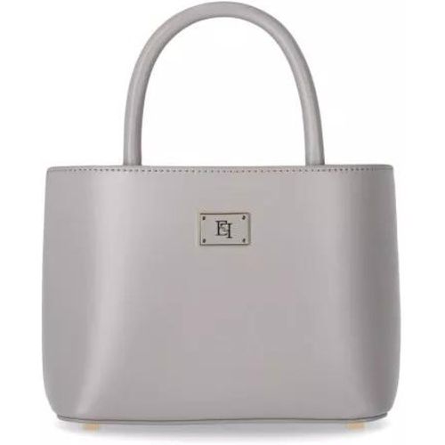 Tote - Pearl Grey Small Shopping Bag - Gr. unisize - in - für Damen - Elisabetta Franchi - Modalova