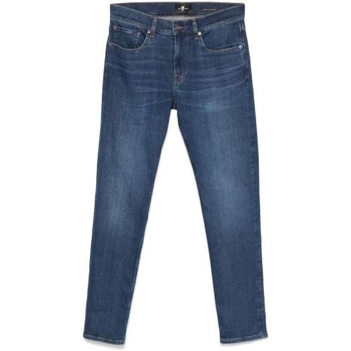 Indigo Blue Cotton Blend Denim Jeans - Größe 29 - Seven for all Mankind - Modalova