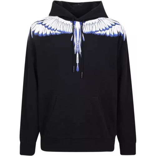 Wings Print Sweatshirt - Größe L - black - Marcelo Burlon - Modalova
