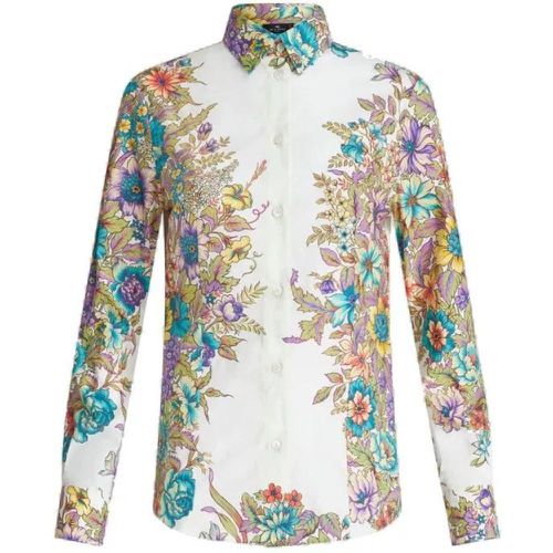 Multicolored Floral-Print Shirt - Größe 38 - multi - ETRO - Modalova