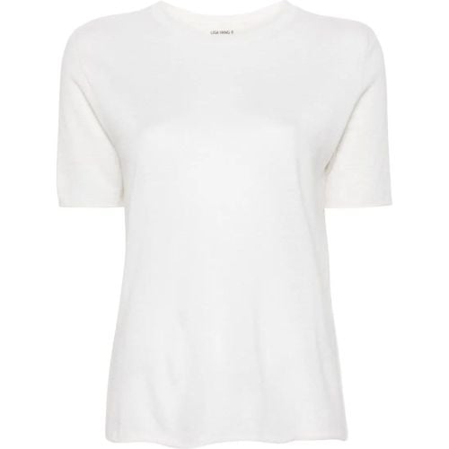 White Ari Cashmere T-Shirt - Größe 1 - Lisa Yang - Modalova