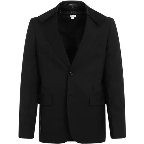 Black Wool Jacket - Größe S - black - Comme des Garcons - Modalova