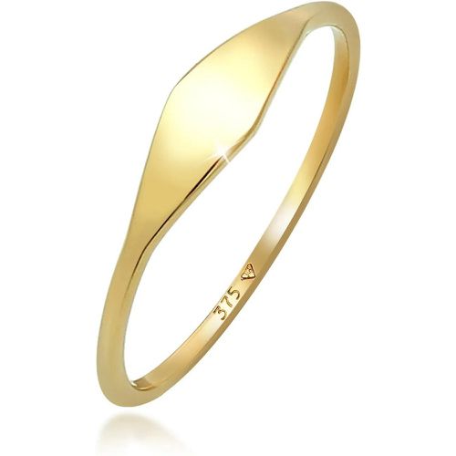 Ringe - Ring Marquise Form Elegant Statement 375 Gelbgold - Gr. 52 MM - in - für Damen - Elli - Modalova