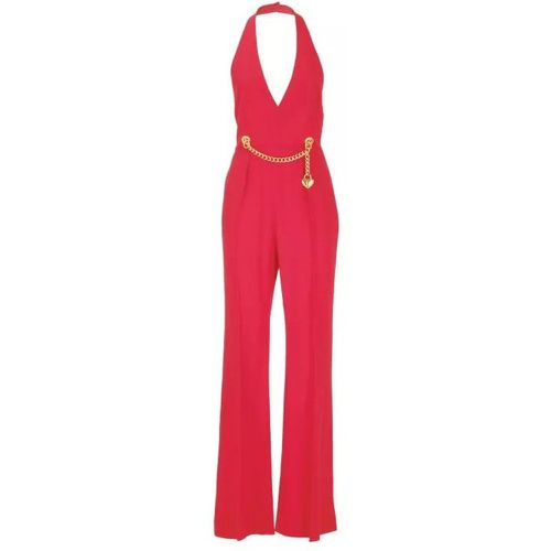 Chain And Heart Jumpsuit - Größe 42 - red - Moschino - Modalova