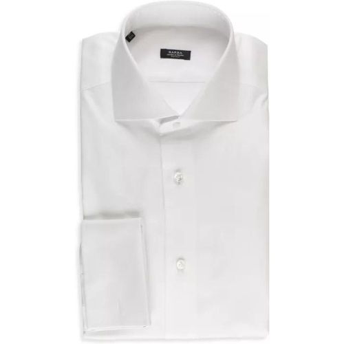 White Cotton Shirt - Größe 39 - white - Barba - Modalova