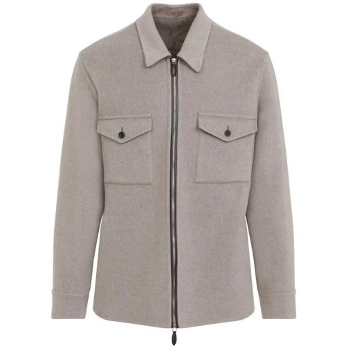 Mole Grey Wool Shirt - Größe 42 - Berluti - Modalova