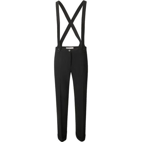 Straight Leg Suspender Trousers - Größe 40 - Alberto Biani - Modalova