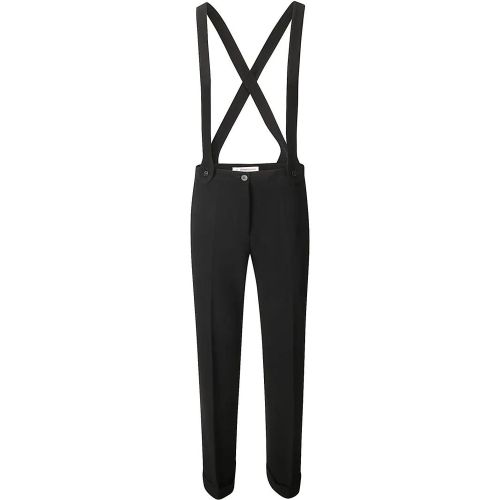 Straight Leg Suspender Trousers - Größe 42 - Alberto Biani - Modalova