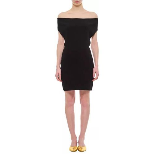 Off-The-Shoulder Short Dress - Größe 38 - black - Jacquemus - Modalova