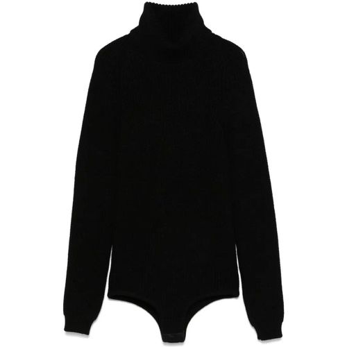 Black Knitted Wool Bodysuit - Größe 40 - N°21 - Modalova