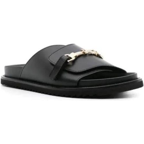 Sandalen - Logo-Buckle Leather Slides - Gr. 37 (EU) - in - für Damen - Doucal's - Modalova