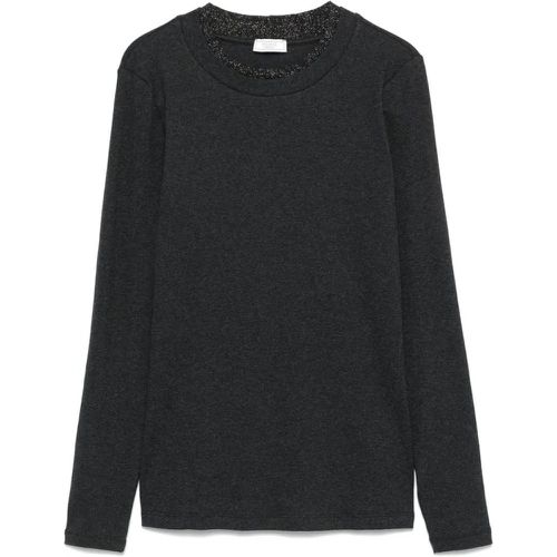 Fine-Ribbed Sweater - Größe 46 - PESERICO - Modalova