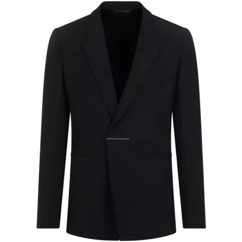 Black Virgin Wool Jacket - Größe 50 - black - Givenchy - Modalova