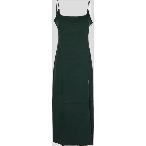 Midi Slip Dress W/ Side Slit - Größe 38 - green - Jacquemus - Modalova