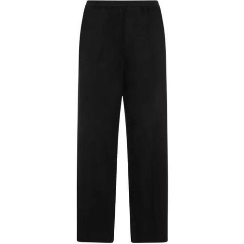 Elastic Black Wool Pants - Größe 50 - Balenciaga - Modalova