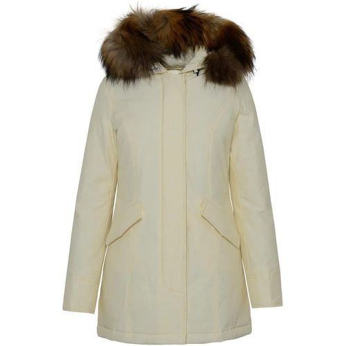 Artic White Cotton Blend Parka - Größe XS - Woolrich - Modalova