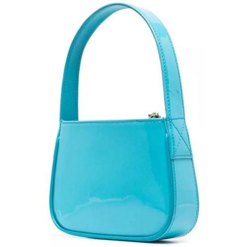 Umhängetaschen - Light Blue- Patent Finish Mini Bag With Rhinestone - Gr. unisize - in - für Damen - Blumarine - Modalova
