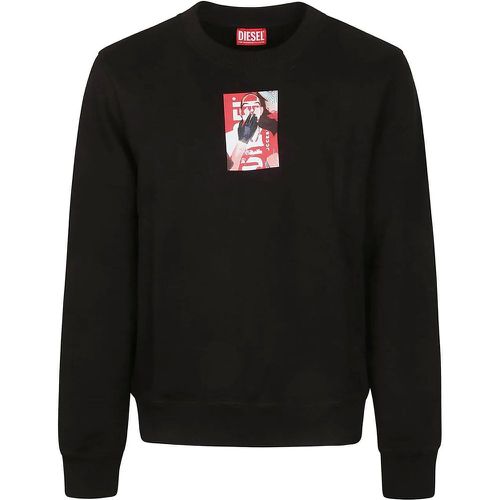 S-ginn N1 Sweatshirt Black - Größe L - Diesel - Modalova