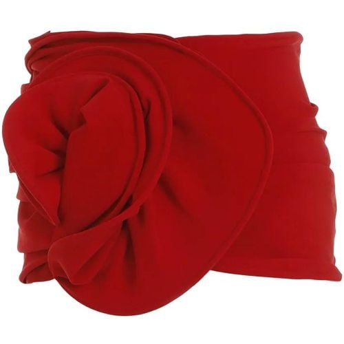 Red Wool Mini Skirt Roses - Größe 38 - Magda Butrym - Modalova