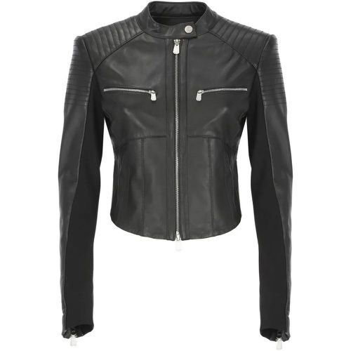 Leather Jacket - Größe 40 - schwarz - pinko - Modalova