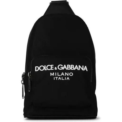 Rucksäcke - Black Nylon Shoulder Bag - Gr. unisize - in - für Damen - Dolce&Gabbana - Modalova