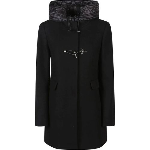 Double Front Toggle Coat Black - Größe M - Fay - Modalova