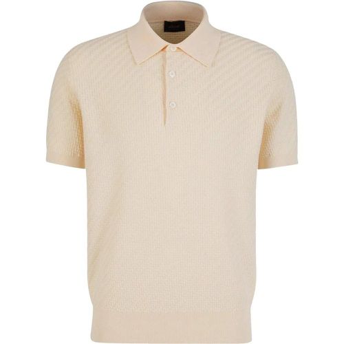 Textured Knit Polo - Größe 58 - Brioni - Modalova