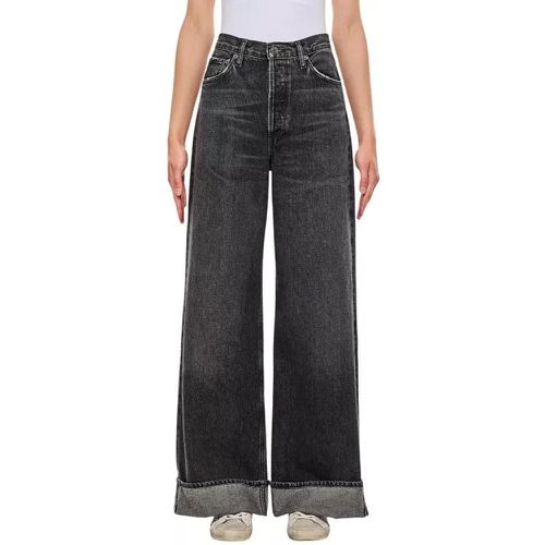 Dame Denim Pants - Größe 24 - black - Agolde - Modalova