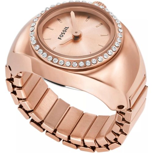 Uhr - Watch Ring Two-Hand Stainless Steel - Gr. unisize - in - für Damen - Fossil - Modalova