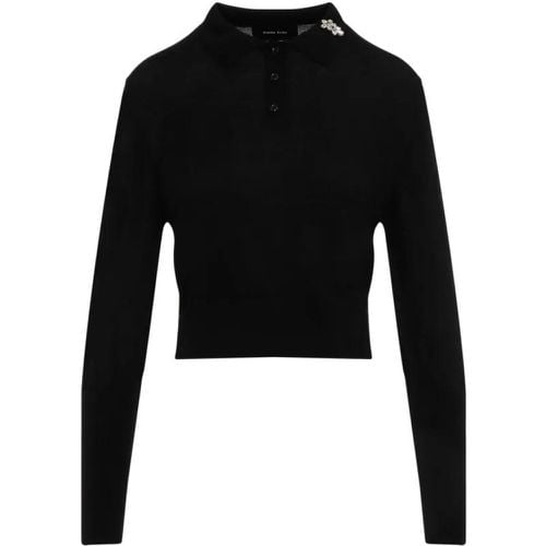 Merino Silk Knit Polo Cardigan - Größe XS - Simone Rocha - Modalova