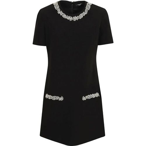 Ss Emb Collar & Pkts Short Dress - Größe 42 - Balmain - Modalova