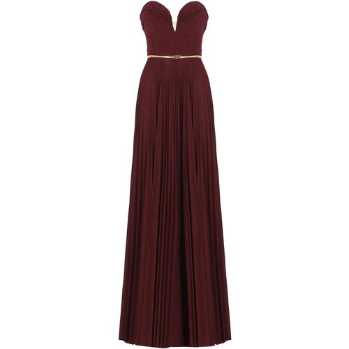 Lurex Red Carpet Dress - Größe 40 - Elisabetta Franchi - Modalova