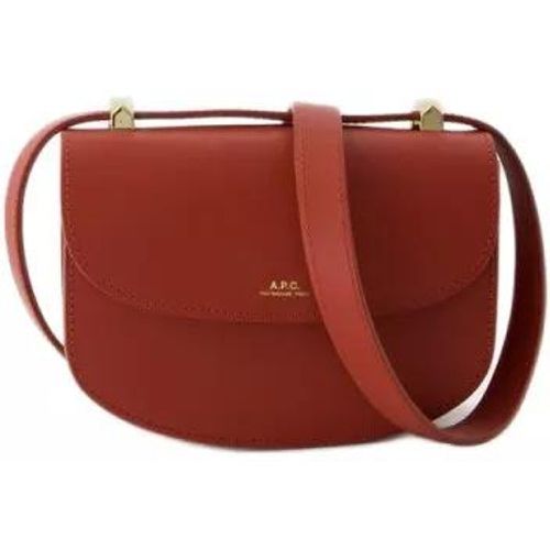 Shopper - Geneve Mini Crossbody - Leather - Smoked Red - Gr. unisize - in - für Damen - A.P.C. - Modalova