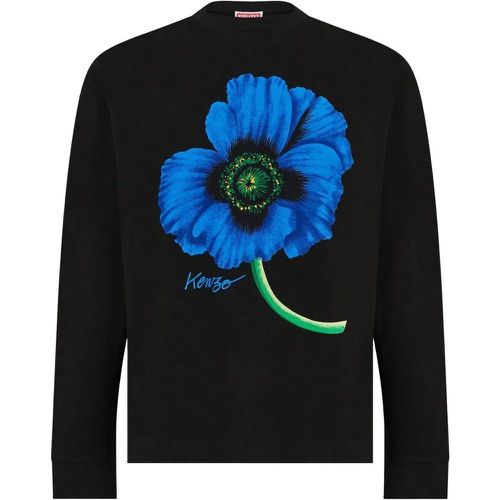 Poppy Flower Logo Seasonal Classic T-shirt - Größe L - Kenzo - Modalova