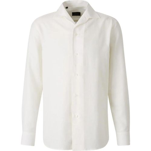 Plain Cotton Shirt - Größe L - Brioni - Modalova