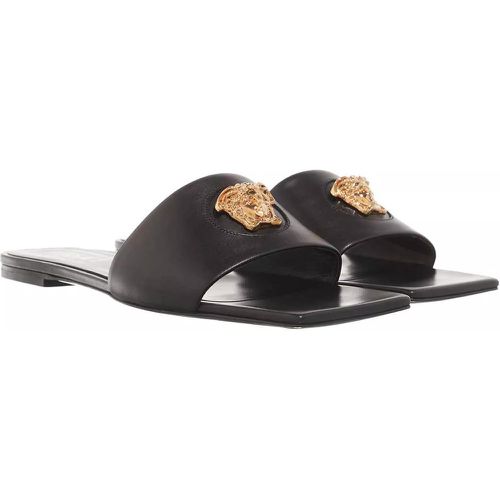Sandalen & Sandaletten - La Medusa Plaque Slides - Gr. 37 (EU) - in - für Damen - Versace - Modalova
