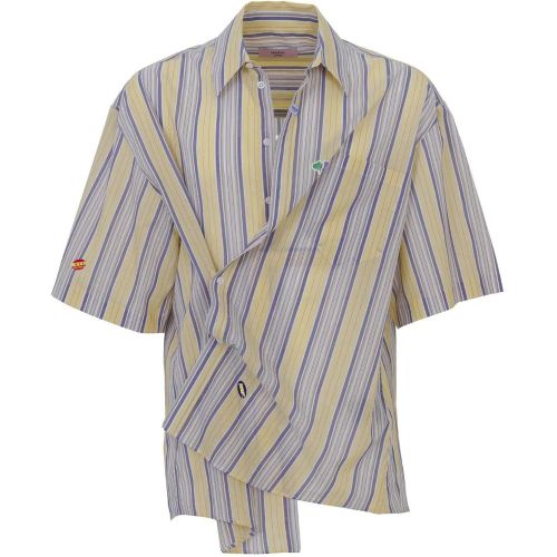 S/s Boxy Wrap Shirt Blue - Größe S - Martine Rose - Modalova