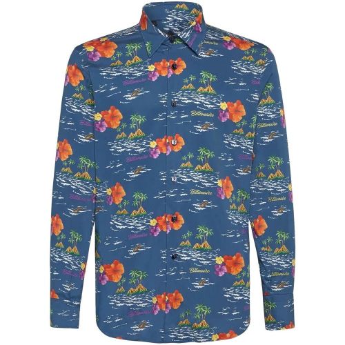 Hemd Slim Fit Palms - Größe L - BILLIONAIRE - Modalova