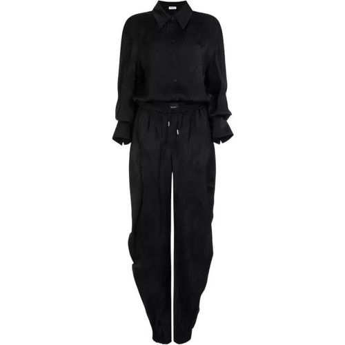 Overall Black Viscose Jumpsuit - Größe 40 - The Attico - Modalova