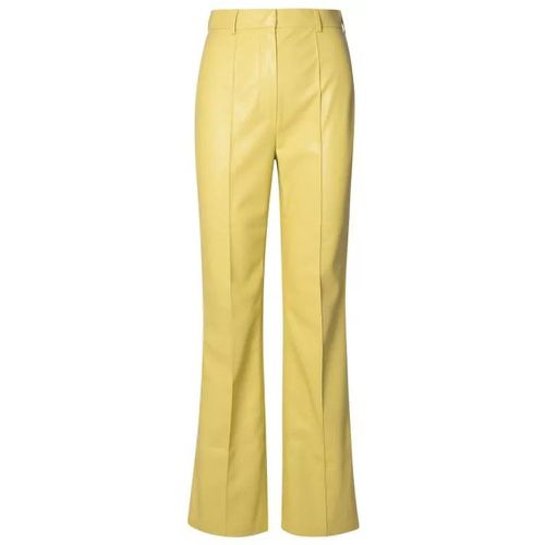 Leena' Lime Polyurethane Pants - Größe S - yellow - Nanushka - Modalova