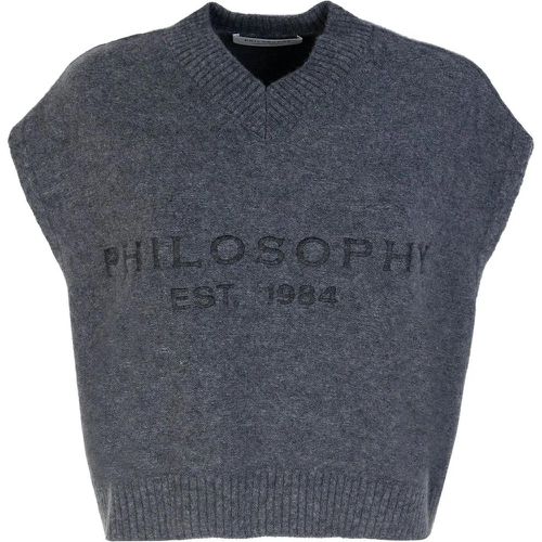 Philosophy by Lorenzo Serafini Sweaters Grey - Größe 42 - Philosophy Di Lorenzo Serafini - Modalova