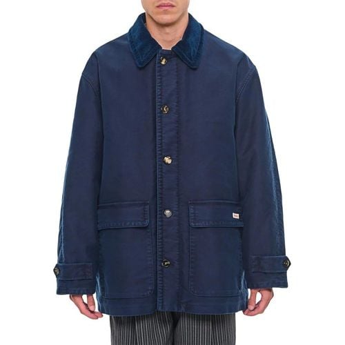 Blue Cotton Coat - Größe 46 - Marni - Modalova