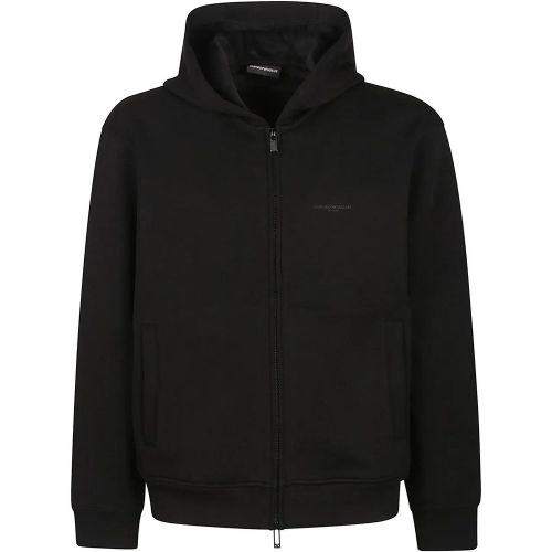 Full Zip Sweatshirt Black - Größe S - Emporio Armani - Modalova