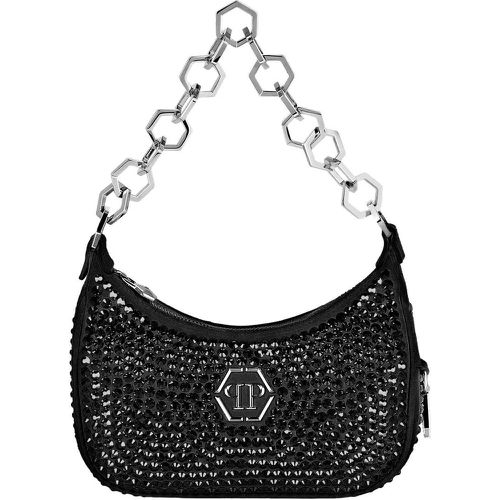 Beuteltaschen - Schultertasche Mit Schmucksteinen - Gr. unisize - in - für Damen - Philipp Plein - Modalova