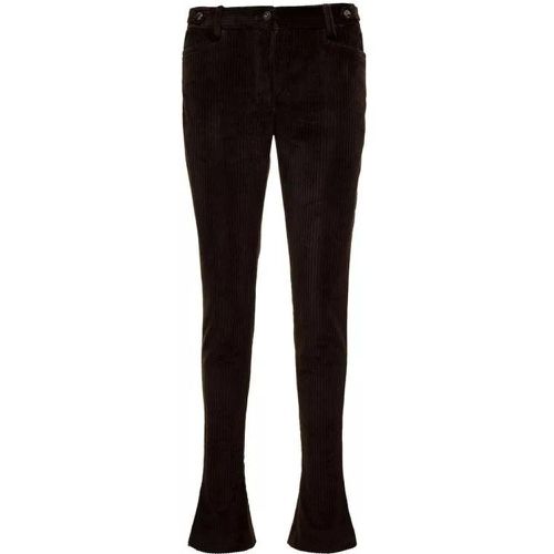 Ribbed Velvet Pants - Größe 42 - brown - Dolce&Gabbana - Modalova